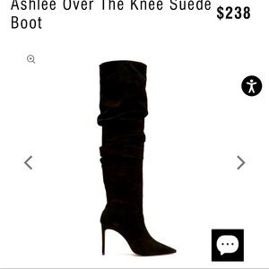 Schutz Ashlee over the knee boots worn once in perfect condition size 8.5 suede